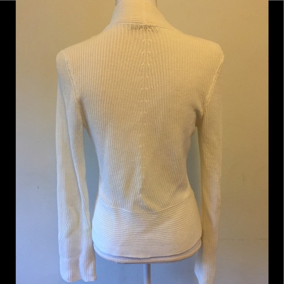 SOLD Brunello Cucinelli white ribbed sweater - Picture 3 of 8